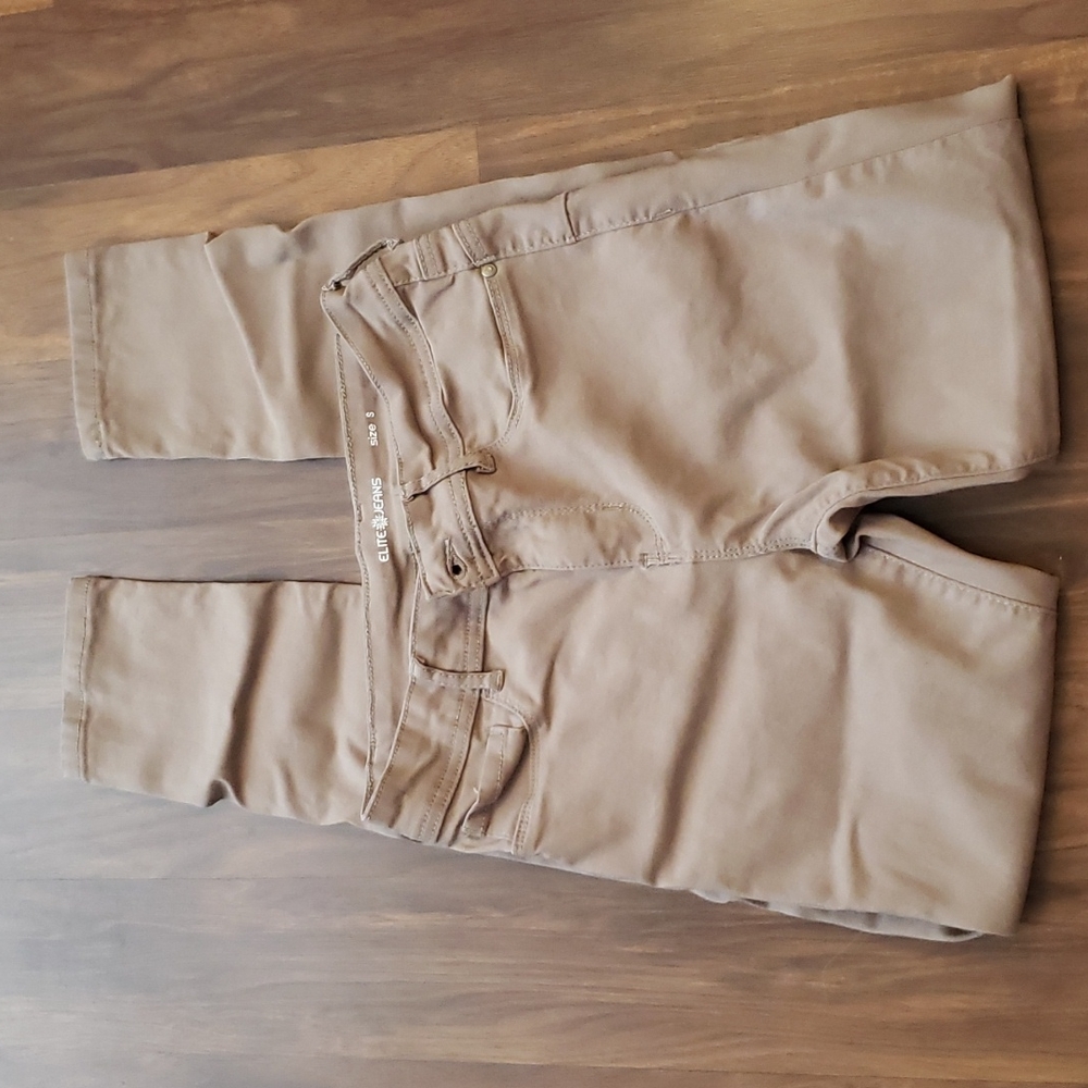 Elite jeans tan small
